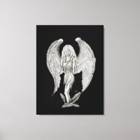 Angel - Design noir et blanc