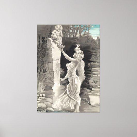 Toile Angel et déesse Valentine (Recto)