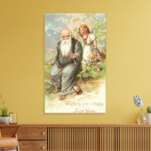 Toile Angel et père Heure n° 1 (Insitu(Salon))