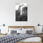Toile Angel Falls en noir et blanc (Insitu(Chambre))