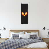 Toile Angel Fire Heart with Wings (Insitu(Chambre))