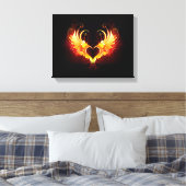 Toile Angel Fire Heart with Wings (Insitu(Chambre))