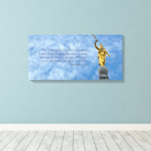 Toile Angel Moroni sur Salt Lake Temple (Insitu (Plancher de Bois))