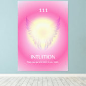 Toile Angel Numéro Aura Imprimer 111 Intuition (Insitu (Plancher de Bois))