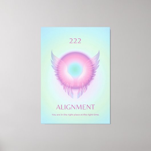 Toile Angel Numéro Aura Poster 222 Alignement (Recto)
