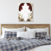 Toile Angel Wings Flocon de neige Fractal Art Canvas Imp (Insitu(Chambre))
