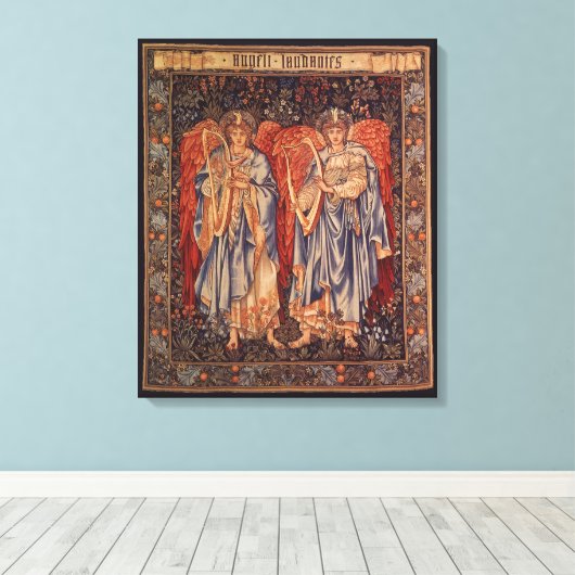 Toile Angeli Laudantes par Sir Edward Coley Burne Jones (Insitu (Plancher de Bois))