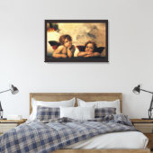 Toile Anges de la Madone Sixtine par Raphaël Sanzio (Insitu(Chambre))