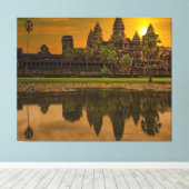 Toile Angkor Wat Cambodge Khmer Temple (Insitu (Plancher de Bois))
