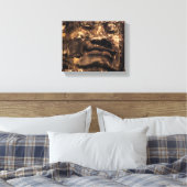 Toile Angkor Wat Cambodia Buddha Totem - Canvas Wall Art (Insitu(Chambre))