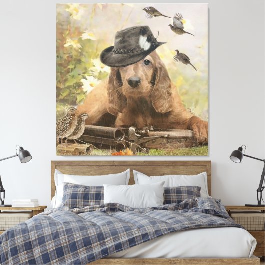 Toile Anglais Cocker Spaniel (Insitu(Chambre))