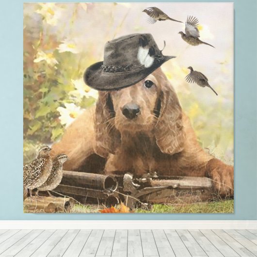 Toile Anglais Cocker Spaniel (Insitu (Plancher de Bois))