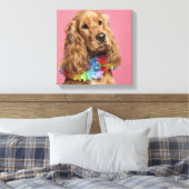 Toile Anglais Cocker Spaniel (10 mois) (Insitu(Chambre))