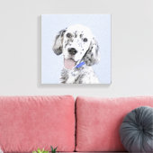 Toile Anglais Setter Blue Belton Peinture Chien Art (Insitu(Salon))