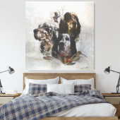 Toile Anglais Setter, chasse à la bécasse (Insitu(Chambre))