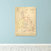 Toile Angleterre, Ecosse, Irlande et Man en 1100 (Insitu (Plancher de Bois))
