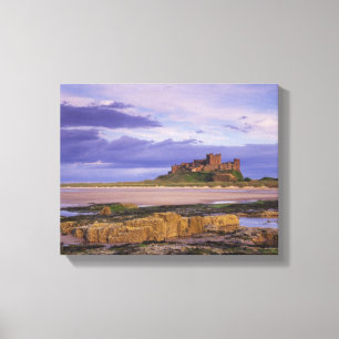 Toile Angleterre, Northumberland, Château de Bamburgh
