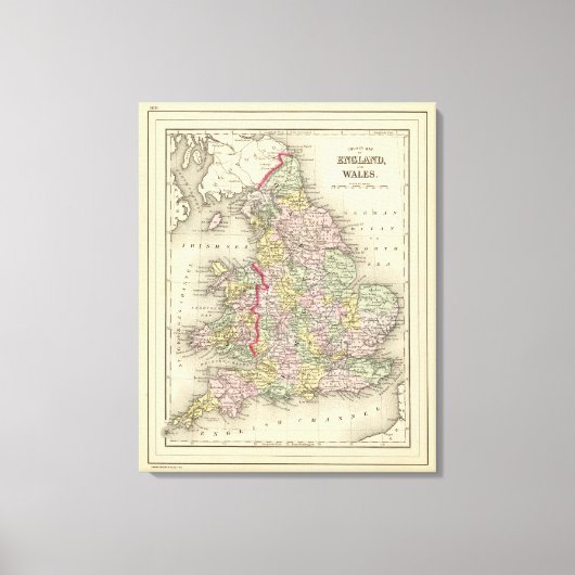 Toile Angleterre, Pays de Galles (Recto)
