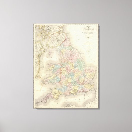 Toile Angleterre, Pays de Galles (Recto)