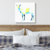 Toile Animal de cerfs géométrique (Insitu(Chambre))