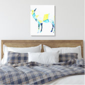 Toile Animal de cerfs géométrique (Insitu(Chambre))