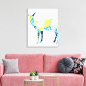 Toile Animal de cerfs géométrique (Insitu(Salon))