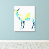 Toile Animal de cerfs géométrique (Insitu (Plancher de Bois))