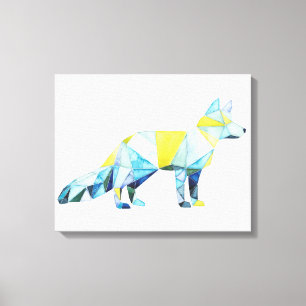 Toile Animal géométrique de Fox