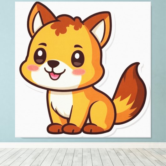 Toile Animal mûr (Insitu (Plancher de Bois))