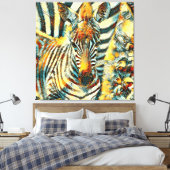 Toile AnimalArt_Zebra_002 (Insitu(Chambre))