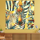 Toile AnimalArt_Zebra_002 (Insitu(Salon))