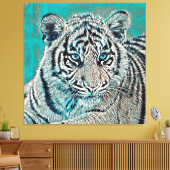 Toile AnimalMix_Tiger_046 (Insitu(Salon))