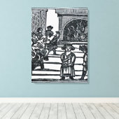 Toile Animation de Noël (Insitu (Plancher de Bois))