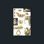 Toile Animaux agressés peints sur Arrière - plan de crèm<br><div class="desc">Les merveilles de la nature sont exposées dans cette pièce de Vision Studio. Les insectes déplaisants se mélangent avec un éléphant, un papillon et d'autres animaux assortis. Si vous aimez la nature c'est l'impression pour vous!</div>