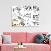 Toile Animaux carnivores (Insitu(Salon))