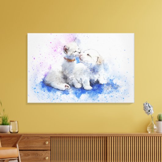 Toile Animaux d'aquarelle (Insitu(Salon))