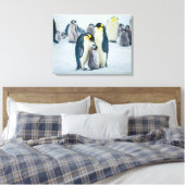 Toile Animaux de bébés cutest | Alimentation de pingouin (Insitu(Chambre))