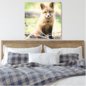 Toile Animaux de bébés cutest | Baby Fox (Insitu(Chambre))