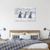 Toile Animaux de bébés cutest | Trois Épouses Penguin Em (Insitu(Chambre))
