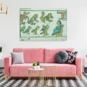 Toile Animaux de l'empereur aztèque (Insitu(Salon))