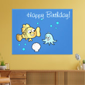 Toile Animaux de mer amusants (Insitu(Salon))