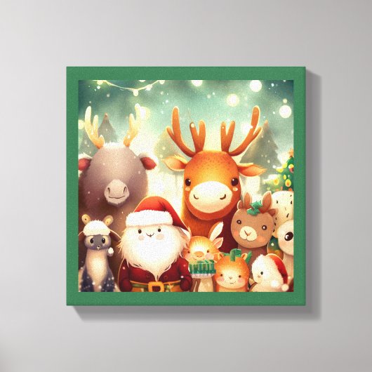 Toile Animaux de Noël 8 (Recto)
