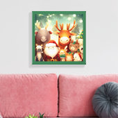 Toile Animaux de Noël 8 (Insitu(Salon))