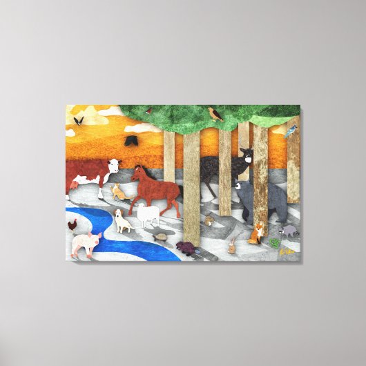 Toile Animaux du Tennessee (Recto)