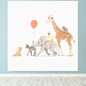 Toile Animaux fête crèche mignonne art chien d'anniversa (Insitu (Plancher de Bois))