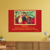 Toile Animaux inspirants citations 6 (Insitu(Salon))