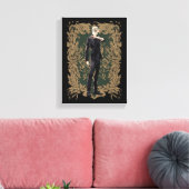 Toile Anime Draco Malfoy Cadre Ornate (Insitu(Salon))