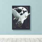 Toile Anime HARRY POTTER™ Vol avec Buckbeak (Insitu (Plancher de Bois))