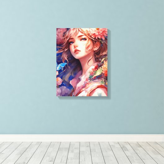Toile Anime Princesse (Insitu (Plancher de Bois))