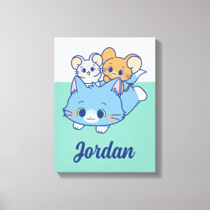 Toile Anime Tom, Jerry et Tuffy